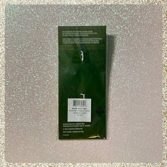 🎄☕ NWT 2025 Starbucks Enameled Metal "Coffee Person" Keychain - Picture 6 of 6